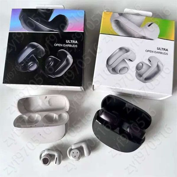 

Ultra BS Wireless Bluetooth Open Earbuds TWS Sports Earphones Ear Hook Space Audio Headphones Touch Control Gaming Headsets, White