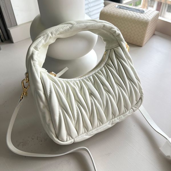 

Hand Bag Luxury Purses Handbag Designer Bag Hobo Bag Coin Purse Sheepskin high quality Genuine Leather With Zipper Black Purse Shoulder Bags Handbags Designer Bag, White