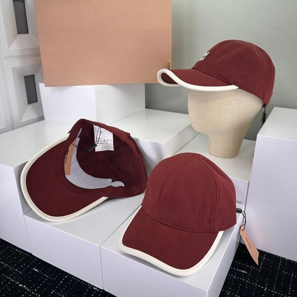 

Luxury hat Designer Women's Hats designers men baseball embroidered peaked caps for men's and women's ball caps with alphabet travel caps Triangle hat, 06#