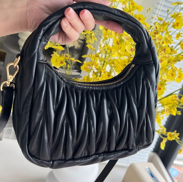 

Hand Bags Designer Purse Purses Designer Luxury Handbag Coin Pouch Sheepskin high quality Genuine Leather With ZipperHobo Bag Shoulder Bag Designer Handbags, Red