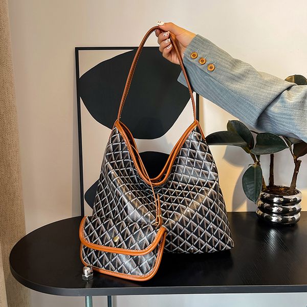 

Tote bag Designer bag Fashion Handbag Luxury Crossbody Mini Vegetable Basket High Quality Genuine Leather Beach Bag Women's Large Capacity Commuter Shopping Bag, #1