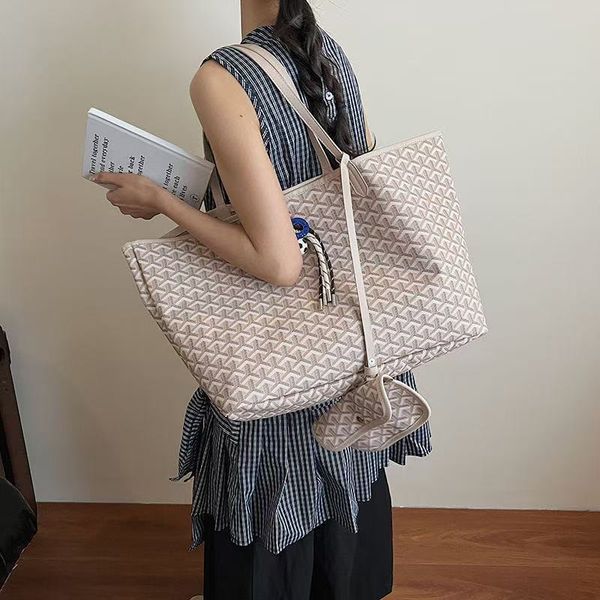 

Designer bag shoulder bag tote bag luxurious and fashionable new style small cowhide vegetable basket handbag travel shopping bag large capacity versatile bag 23, #10