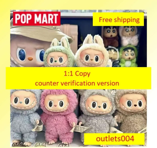 wholesalers stock Labubu plush doll Macaroon action animation la bubu character doll hobby pendant decoration cute mysterious PVC Childrens Day surprise labubus