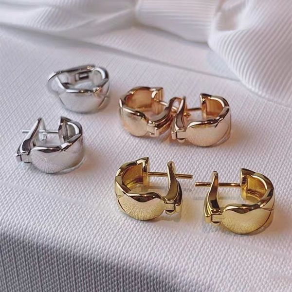 

Women Designer Hoop Earrings Dangle Chandelier Enamel Studs Classic Letter 18K Gold Plated Jewerly For Party
