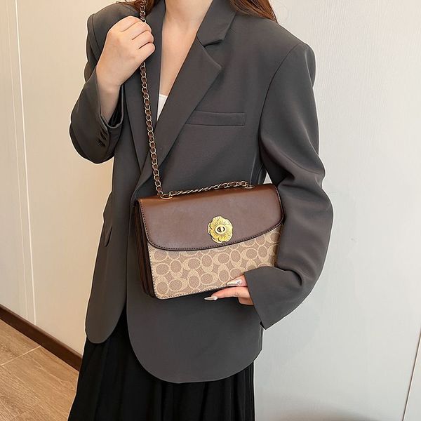 

Bag women's new texture every armpit women's bag small chain single shoulder crossbody bag 2025s hot, Brown #