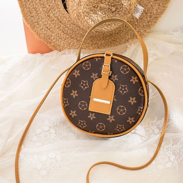 

Best Selling Premium Elegant Women's Bags 2025s New Trendy Letter Shoulder Bag Fashion Versatile Crossbody Small Round bag Khaki coffee, #coffee