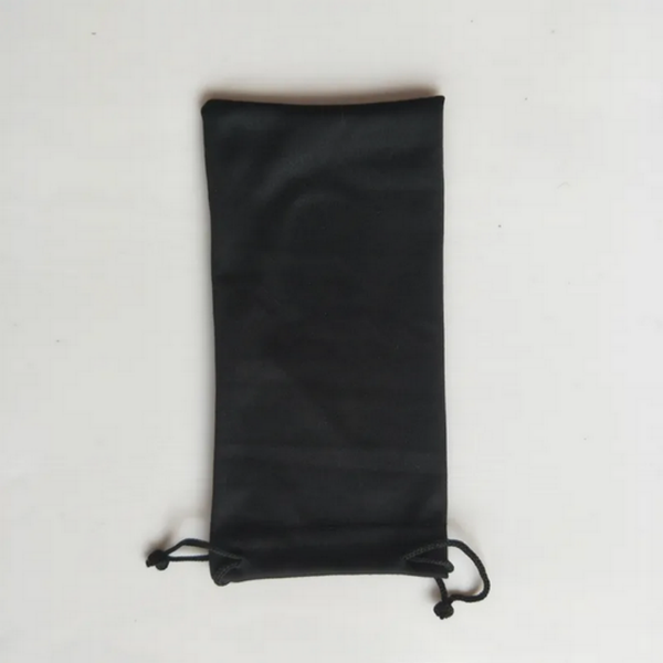 

Travel-Friendly Soft Velvet & Smooth Satin Glasses Case with Adjustable String Closure