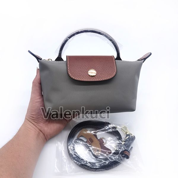 

Designer Long Mini Bags for Women Luxury Handbags Women Messenger Shoulder Bags G1393-17, Grey