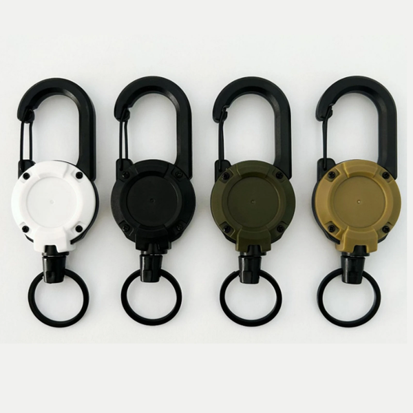 

ABS & Steel Wire Retractable Keychain: Telescopic, Anti - Theft & Anti - Loss for Outdoor Enthusiasts