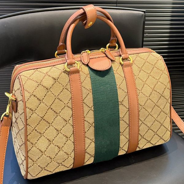 

designer bag Stripes Luxury Bag genuine leather tote Bags bucket bag shaped handle Multiple colors for summer travel Artwork bag, #6 18cm