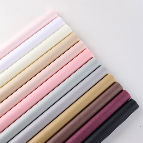 Packaging Paper 40Pcs Flower Wrapping Floral Bouquet Gift Supplies Waterproof for Diy Decorative Pack 230707