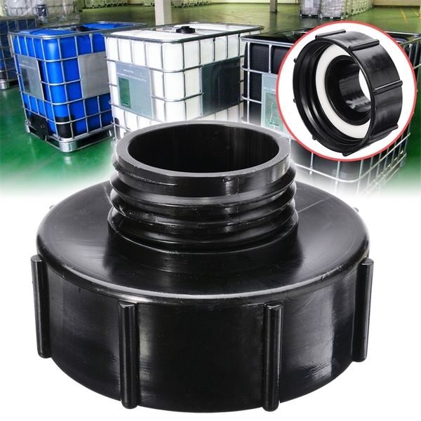 IBC Adapter S100x8 to Reduce S60x6 IBC Tank Connector Adapter Replacement Garden Water Connectors Black 201204