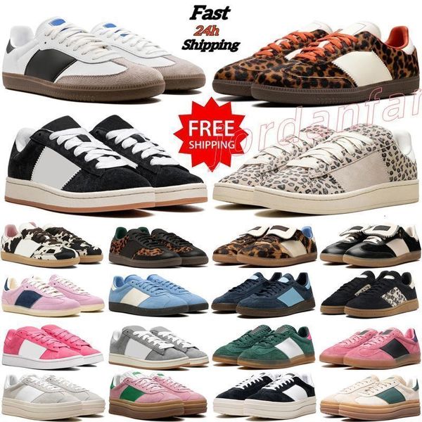 

addisas Free Shipping Men Women Casual Shoes Leather Sneakers Light Blue Red Pink White Black Gum hiking shoe Trainers Sneakers Size Eur