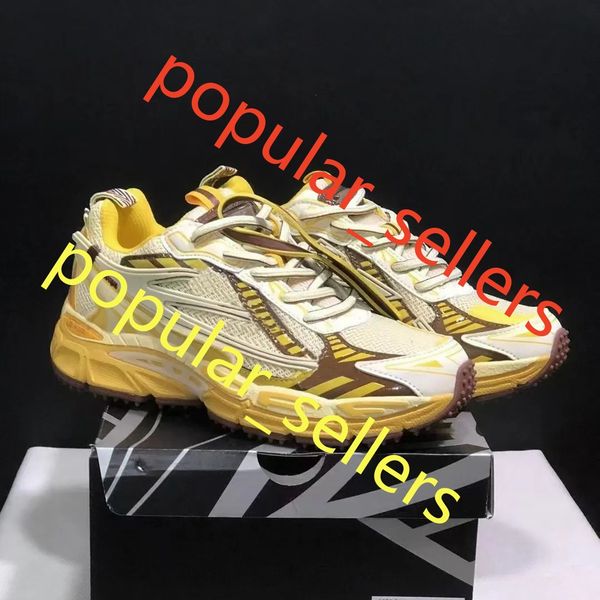 

Top Quality Men Women white lemon yellow Designer Casual Shoes Light Purple Yellow for Mens ow Tennis Trainers Sneakers Sports casual shoes size 36-45, Red