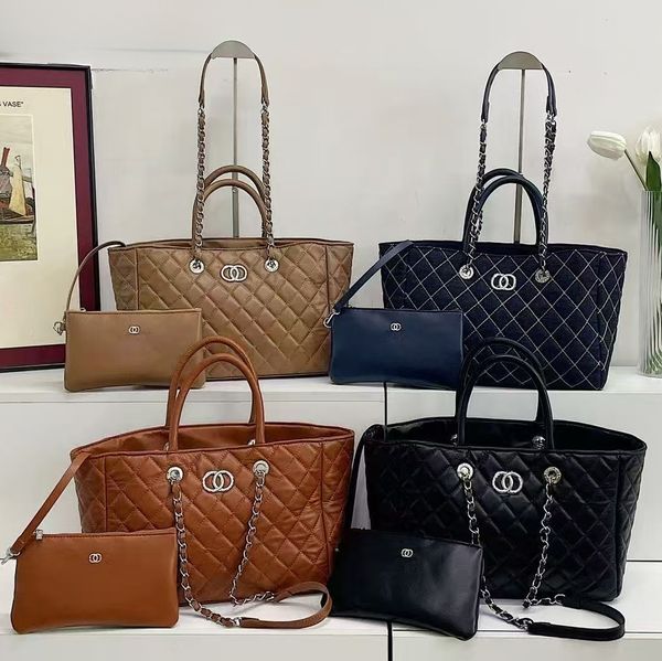 

Designer Bag High Quality Tote Bag Classics Plain Lattice Bag Womens Diamond Grid Bag Chain bag Luxury Bag Four colors Leather Winter, #2-31*21*12cm