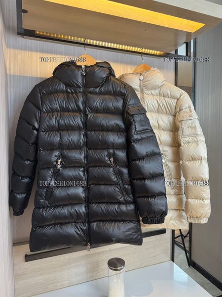 

monclcre jacket women jacket bellevue puffer jacket Winter jacket 2307 down jacket designer brand warm fashion jackets outdoor womens jackets asian size 1-4, White