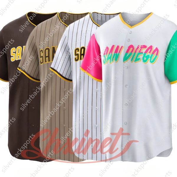 Fernando Tatis Jr. Jersey Manny Machado Matt Custom Baseball Jerseys Nelson Cruz Trent Grisham Juan Soto Blake Snell