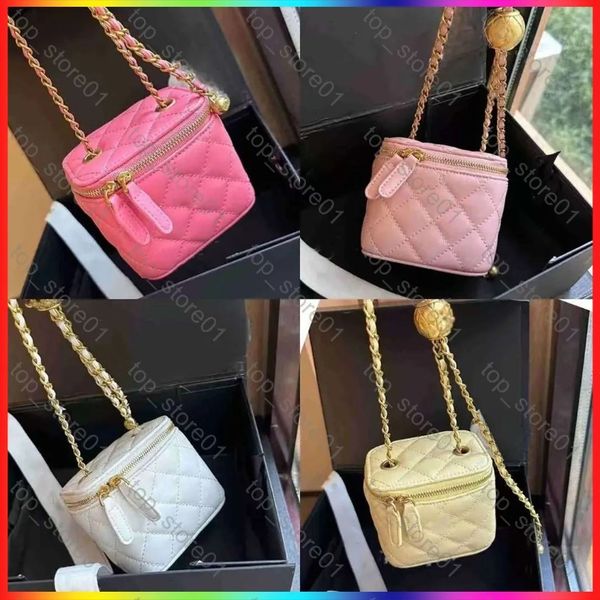 

5A Designer Bag Makeup Bag Toiletry Vanity Bag Mini Cosmetic Bag Shoulder bag chain Tote Bag Handbags Designer Luxury Purse Women Wallet Crossbody Bag Purses Wallet, A10