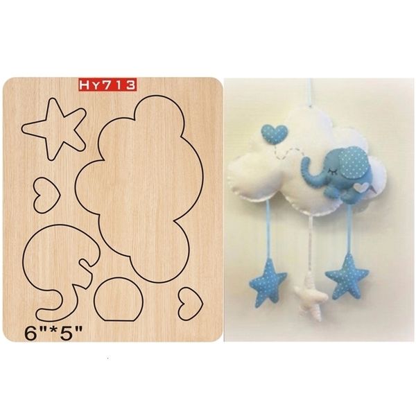 Cloud cutting dies dies for die cut wooden dies 210702