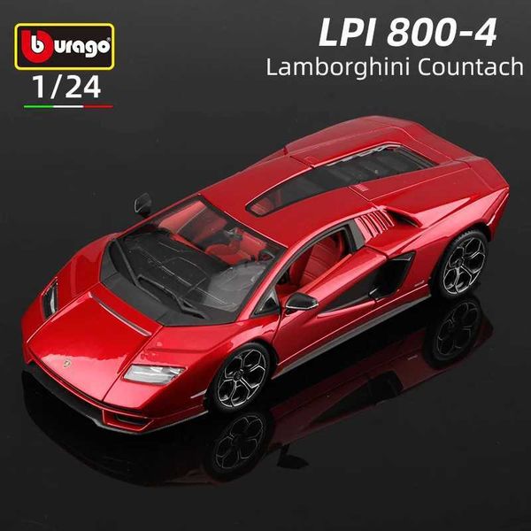 Bburago 124 Lamborghini Countach LPI 8004 Alloy Car Static Model Diecast Vehicles Toy Collectible Gift LPI800 Z251008