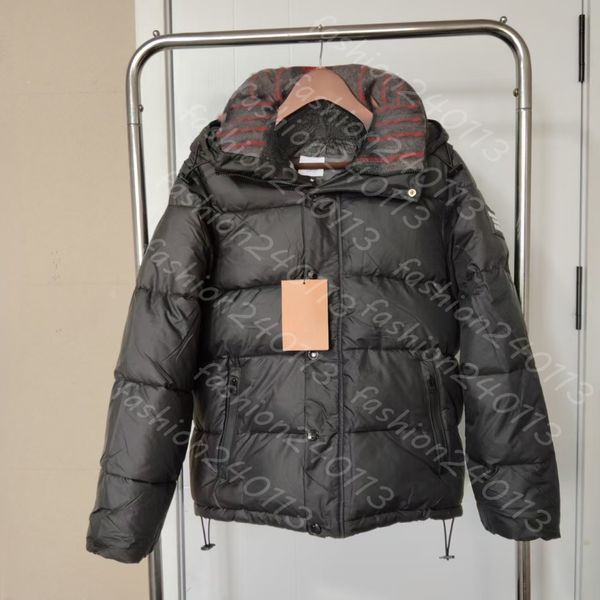 

puffer jacket men jackets designer jacket women down jacket fashion thickened detachable coat veste womens windbreaker letter black coats thickening warm tops, Red stripe