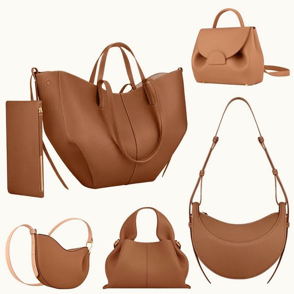 

France Designer Bag Tote Bag Cyme bag New Arrival Brown Luxury Crossbody Bag Large Capacity Bag Shoulder Strap French Minimalist Style Large Small Wings Bag usps, #2