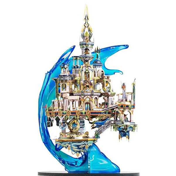 MU 3D Metal Puzzle Atlantis building model kits DIY 3D Laser Cut Assemble Jigsaw Toys Desktop decoration GIFT For Audit Children X251009