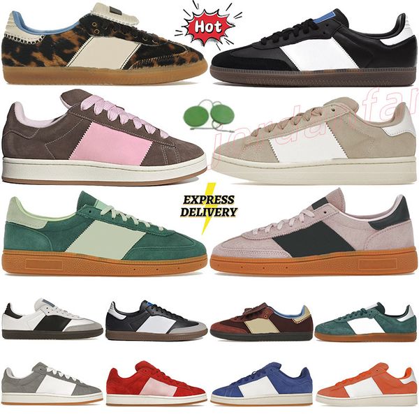 

addisas Casual Shoes for Men Women Classic Sneakers Vegan Canvas Sneakers Leopard Black White Gum Cream mens womens fashion trainers dhgate, Red