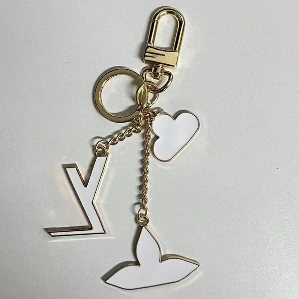 

Top Brand Keychains Elegant French Style Metal Letter Keychain  Keychains Charm Fashion Bag Pendants Car Keyring perfect gift, Color#3