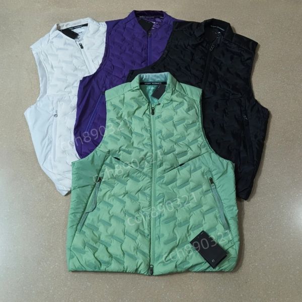 Mens sports sleeveless jackets vest designer warm gilet winter spring autumn coat running joggers sport waistcoat outdoor cotton down puffer jacket loose gym parka