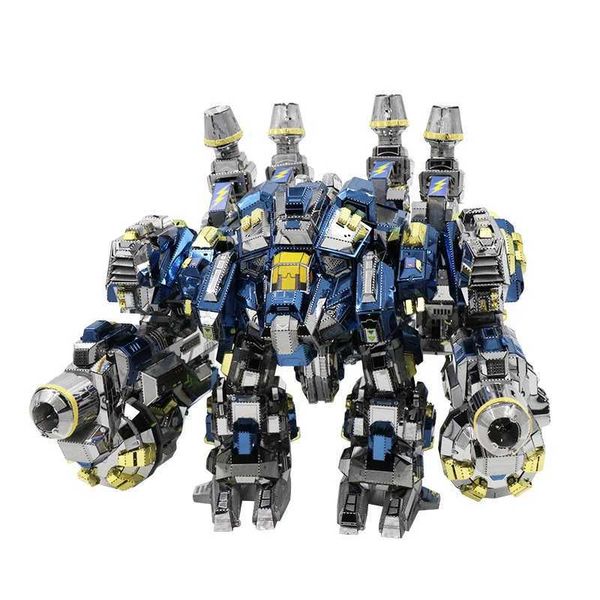 MU 3D Metal Puzzle God of war returns Thunder God Battle Armor DIY 3D Laser Cut Assemble Jigsaw Toys Desktop decoration GIFT X251009