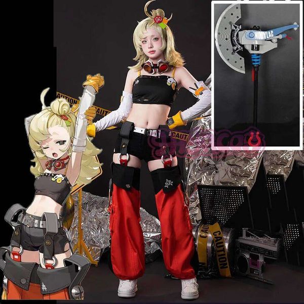 Zenless Zone Zero Piper Wheel Cosplay Costume Wig Prop Anime Uniform Women Men Halloween Outfit Role Play Shoes Presale