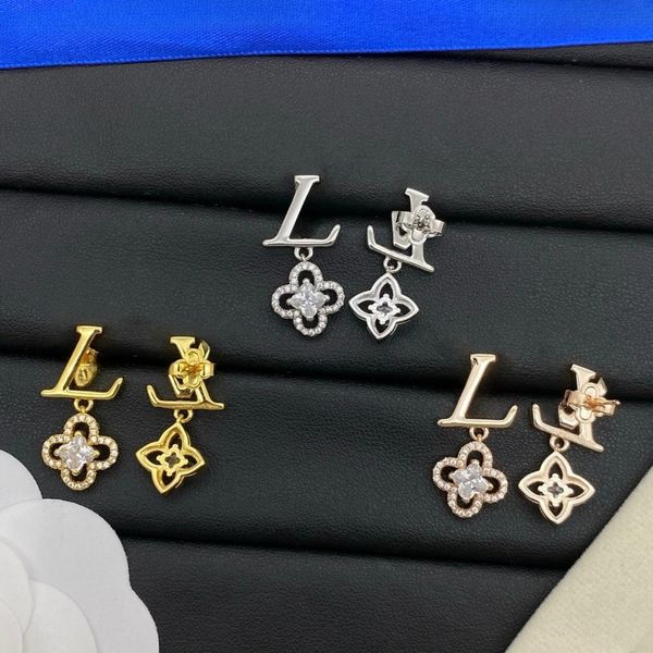 

Classic Diamond Earrings Fashion Designer Earrings Women's Jewelry Accessories Wedding Party Gifts Multiple Styles Available High Quality