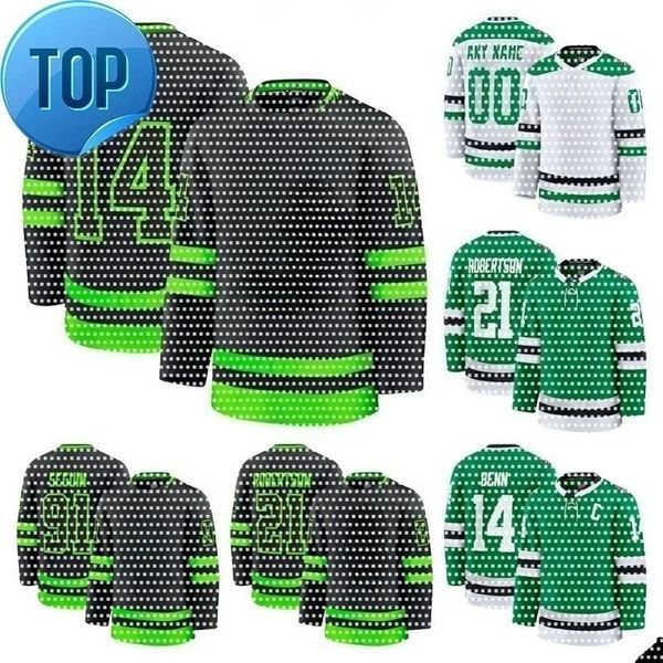 Stars Hockey Jersey men Dallases Matt Duchene Mason Marchment Tylers Seguin Logan Stankoven Wyatt Johnston Jason Robertson Jamie Benn Roope Hintz