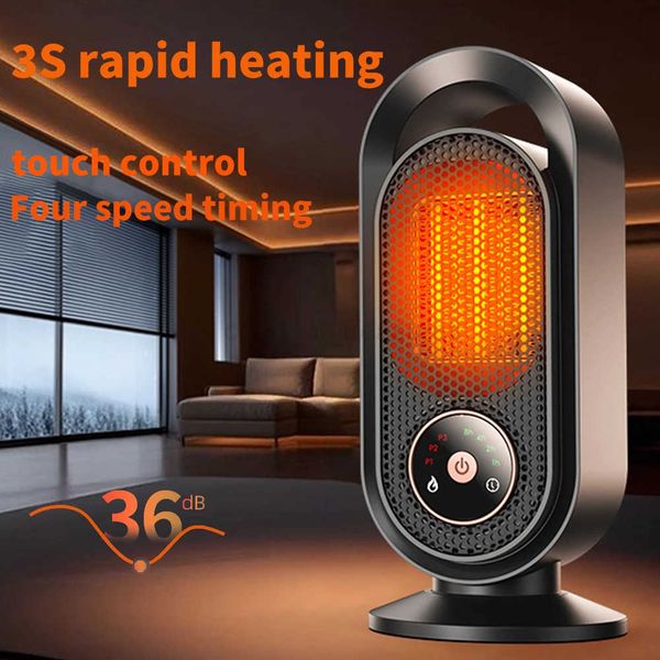Fast heating heater household energysaving touch small highpower heater desktop tilting poweroff Office mute heater M251010