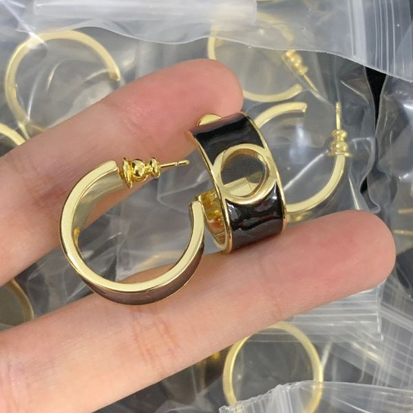 

Designer Earrings Luxury Brand Earrings Hoop Gold Silver Plated Stud Earrings For Women Party Fashion Jewelry