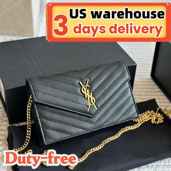 Luxury Designer Crossbody Bags Shoulder Bag Classic Stitching Texture Luxury Bag Ladies Metal Chain Shoulder Crossbody Bag travel Alligator hobo With Box L Shaped