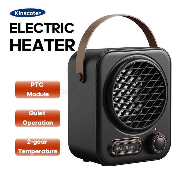 KINSCOTER Electric Heater Indoor Portable Mini Space Heater 1000W Fast Heating Fan Office Home PTC Energy Saving Warming Fan M251010