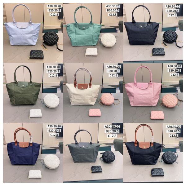 

Designer bag luxury bag nylon tote bag crossbody laptop waterproof purse women handbag travel shoulder bags flap mini bag large capacity wallets Combination set, A9