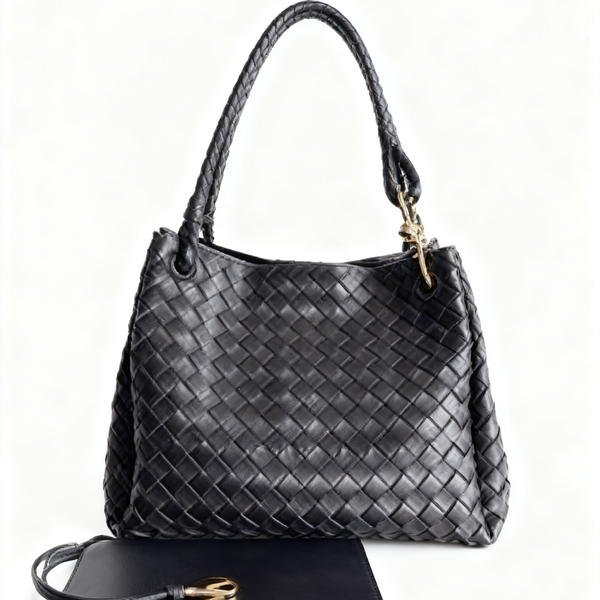 

Mirror tote bag designer 12A mirror quality real leather small totes medium women clutch shoulder bags wallet large shopping purse woven handbag, Colour 2