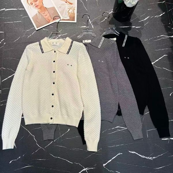 

Sweater designer men's and women's lapel sportswear classic casual multi-color autumn and winter warm and comfortable, M3