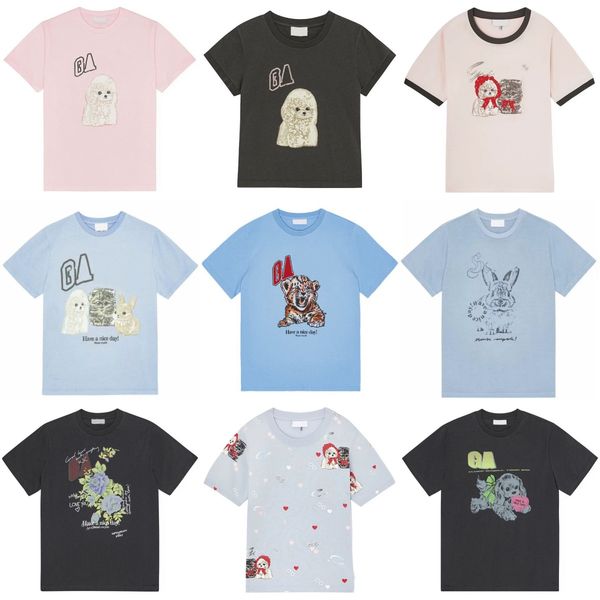 

Women Designer T-shirt Printed Pattern Cotton Round Neck Fashion Tee Pullover Loose Casual Tops T Shirts Comfy Fashion Tees, Sandybrown