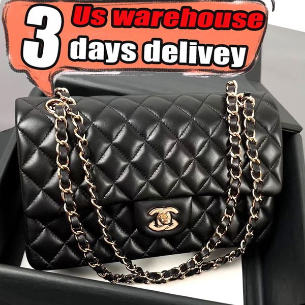 

US warehouse Shoulder tote bag Crossbody Luxury High Quality Quality Caviar Style Litchi Leather Hardware Hardware Square Luxury Tote Bags Multicolor Handbags, #17