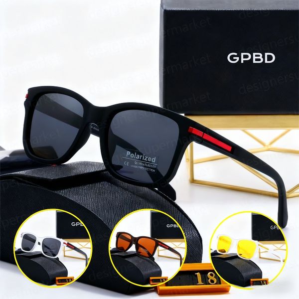 Luxurys Designer Men Women Sunglasses Polarized Adumbral UV400 Eyewear Classic Brand Eyeglasses Male Sun Glasses Metal Frame with Box