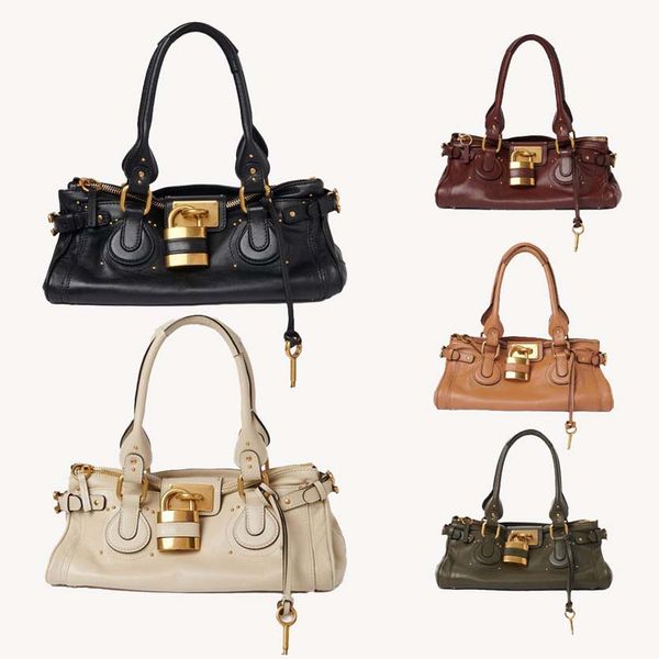 

designer bag Luxury Tote bag Shoulder Bags purse woman new design Grain leather Paddington bag new fashion handbag Retro Lock Head Bag Handheld Crossbody 03., #~17