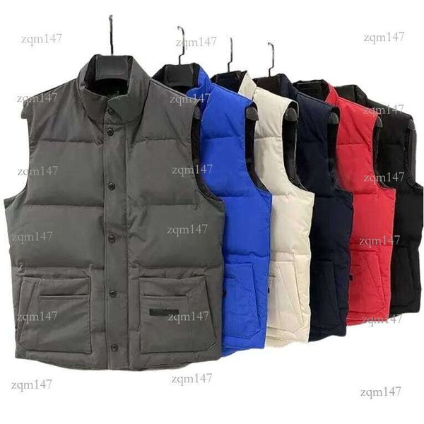 

Womens Puffer Gilet Designer Stand Collar Zipper Buttons Letters Classic White Duck Down Winter top Mens Vest Jacket Fashion, #3
