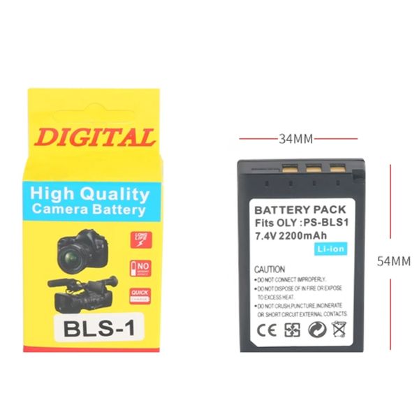 Replacement BLS-1 PS-BLS1 Battery FOR Olympus E-450 EPM1 EP1 EP2 EP3 E-PL1 EPL3 E-400 Evolt E-410 Camera Battery