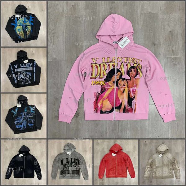 

valley vale designer mens y2k hoodies vintage graphic outdoor hoodie fashion streetwear s--xl, No.1