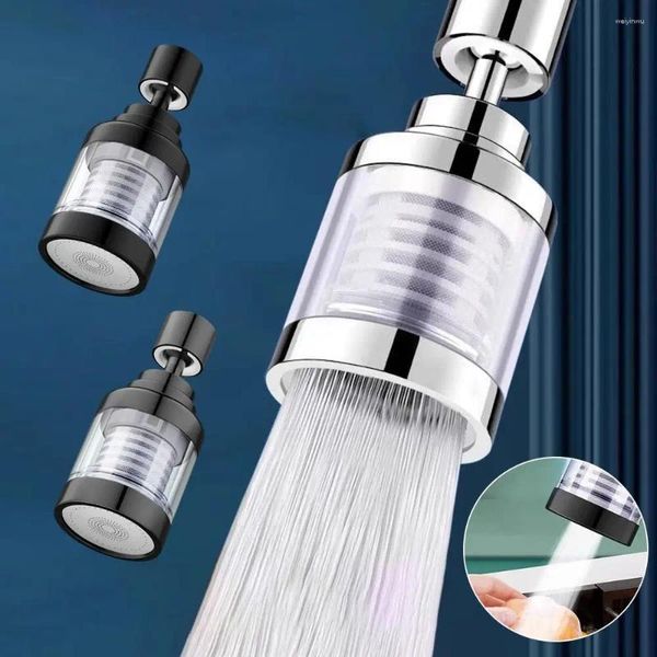 Bathroom Sink Faucets 360 Degree Swivel Faucet Splash-Proof 3 Mode Adjustable Kitchen Filter Extender Universal