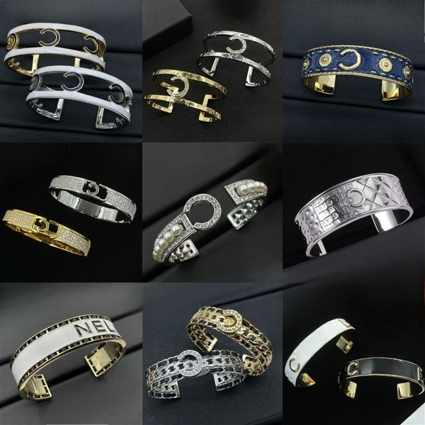 

Women's Bracelet Open Ring Classic Letter Design Bracelet Fashionable Gold-plated Bracelet Luxury Jewelry High-quality Accessories Holiday Gift
